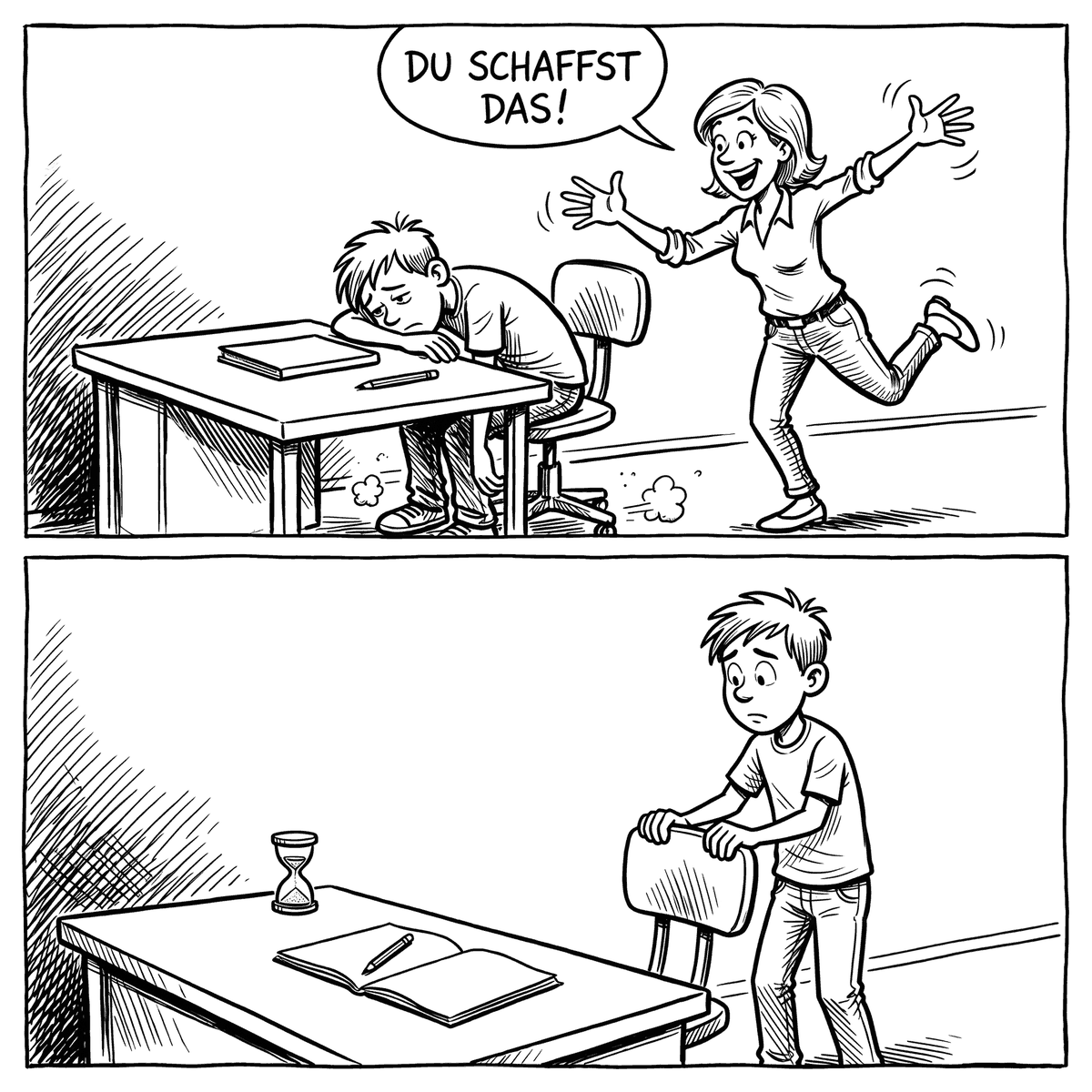 Illustration zu Ansatz 11: Warten Sie nicht auf Lust, sie kommt zu Fuß